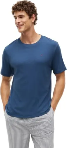 Tommy Hilfiger SS Tee Um0um03995 t-shirt uomo L azzurra