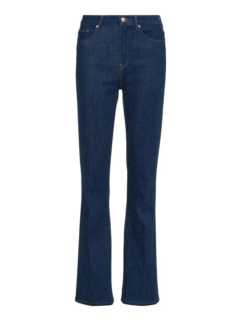 Tommy Hilfiger Bootcut Jeans Donna Denim Blu Gamba Svasata
