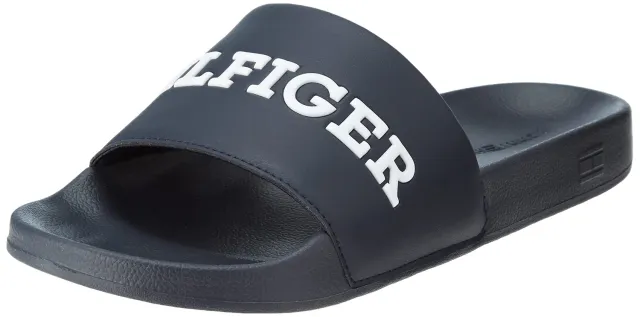 Tommy Hilfiger Pool Slide 3D Print FM0FM04612 ciabatte uomo nero 43 EU