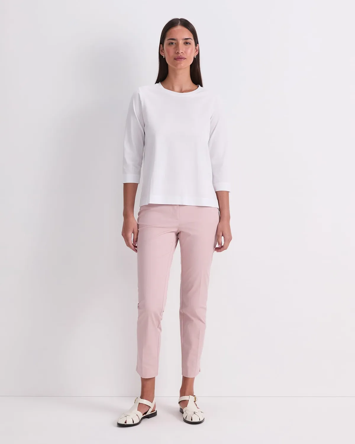 Sportscraft Mercerised Cotton Three Quarter Sleeve Tee maglia 3/4 cotone