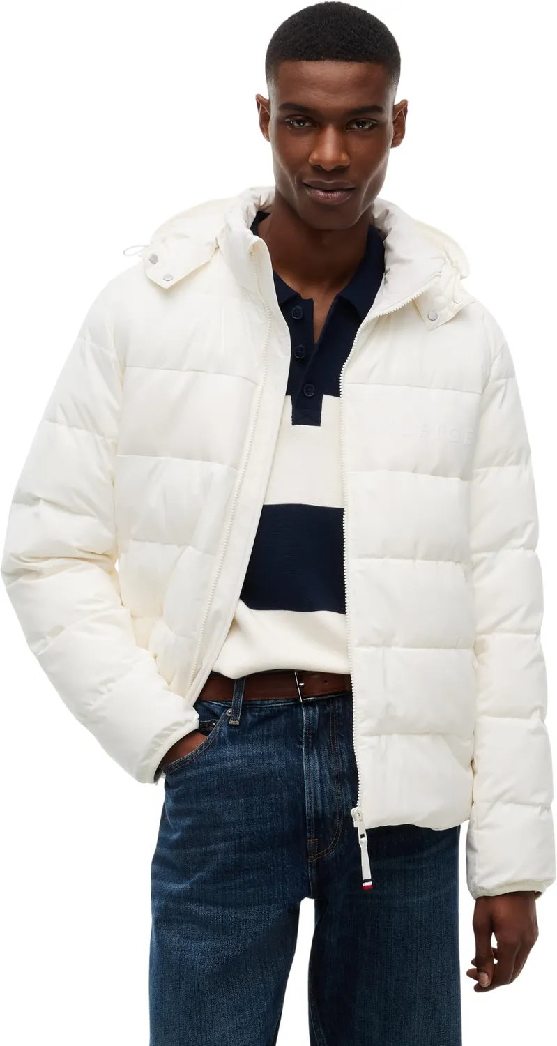 Tommy Hilfiger Branded Puffer MW0MW45273 piumino uomo cappuccio