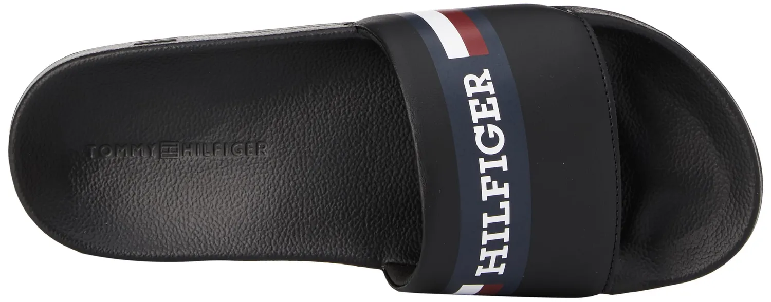 Tommy Hilfiger Corporate Pool Slide FM0FM04911 Ciabatta Uomo Nero