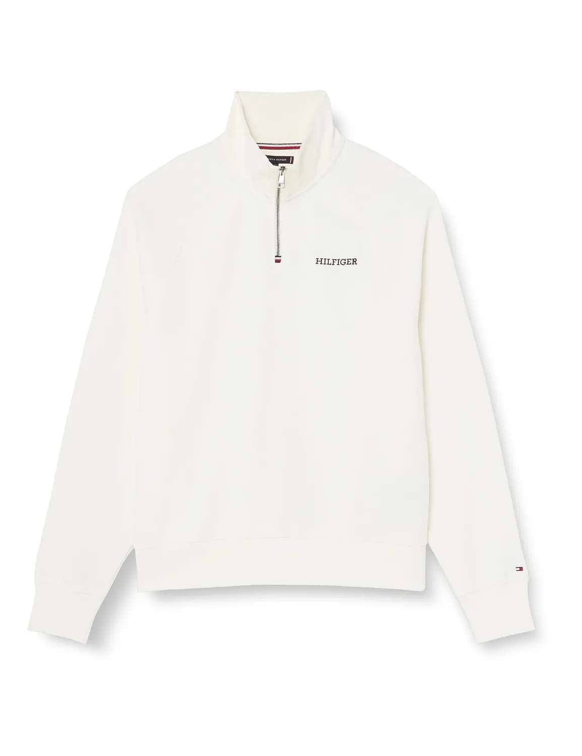 Tommy Hilfiger Monotype MW0MW32737 felpa mezza zip uomo
