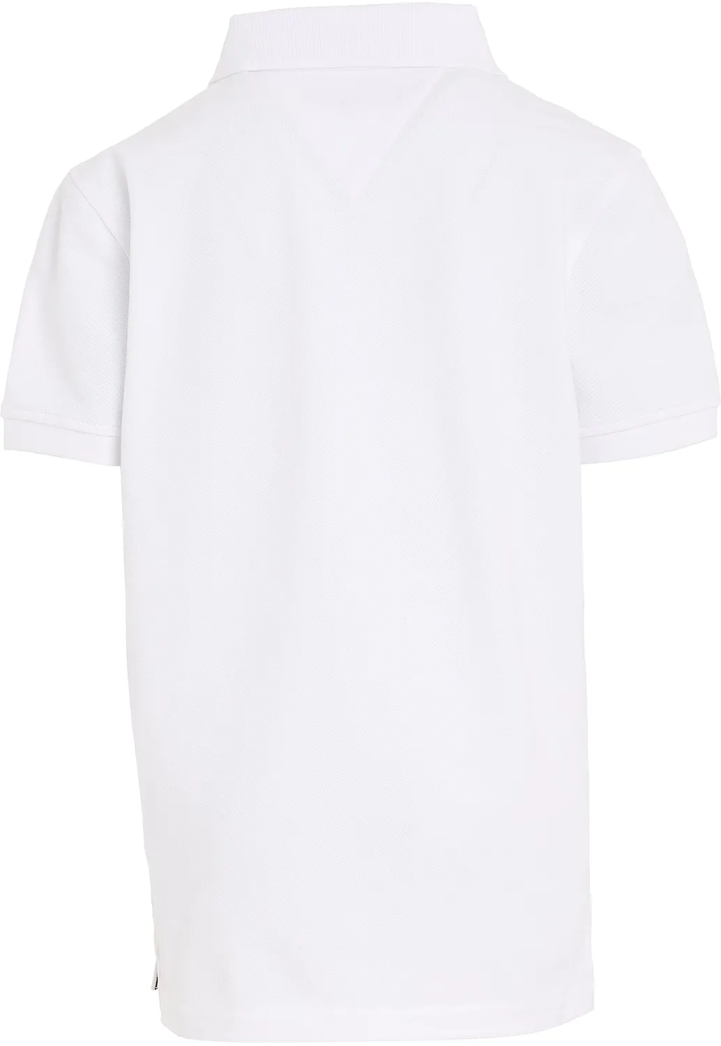 Tommy Hilfiger polo bambino cotone bio bianca maniche corte