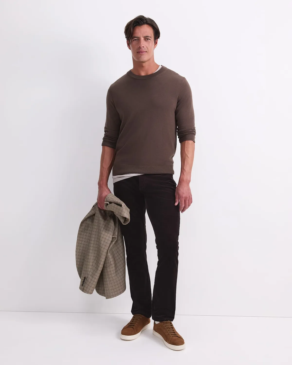 Sportscraft Merino maglione uomo girocollo lana regular