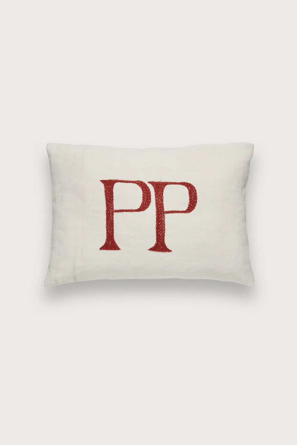 Massimo Alba Pillow cuscino bianco cotone ricamabile
