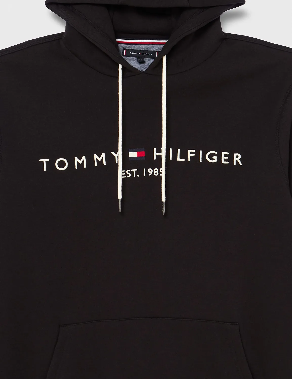 Tommy Hilfiger felpa uomo con cappuccio blu desert sky