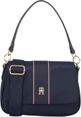 Tommy Hilfiger Poppy Borsa Tracolla Donna Blu Manico