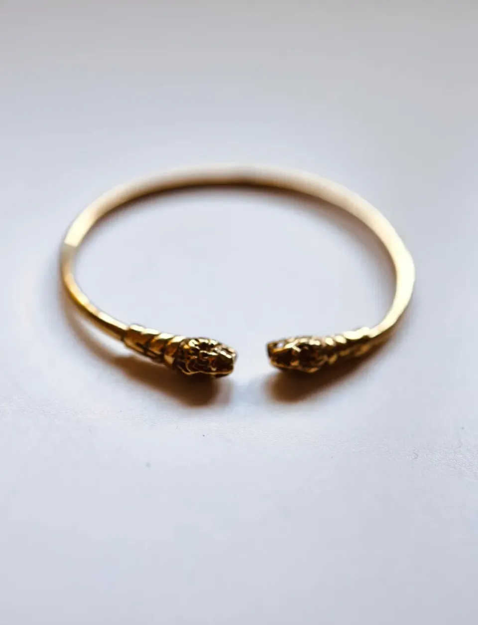 LOL Roma Leone Piccolo Bracciale ottone regolabile
