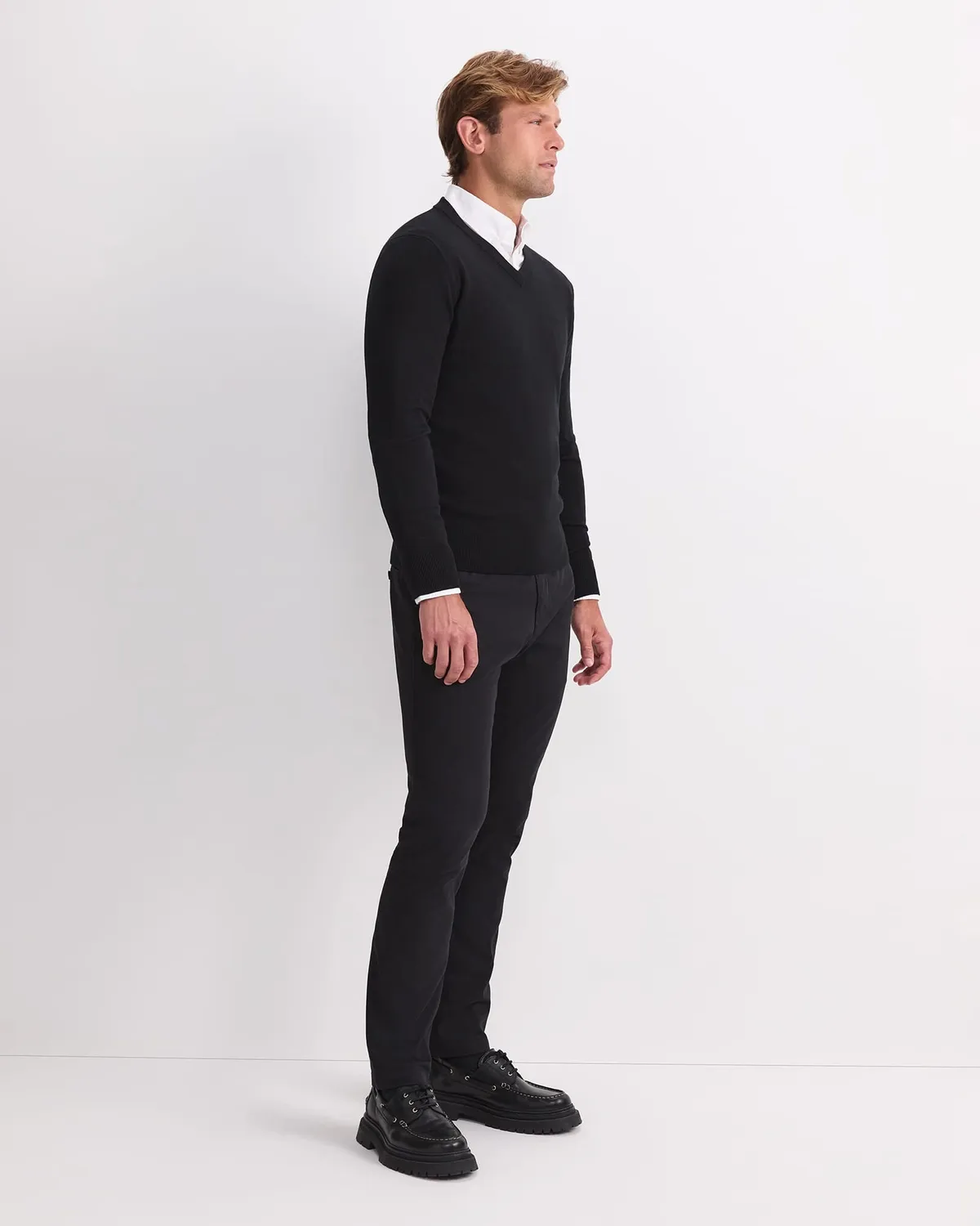 Sportscraft Merino V-Neck maglione lana scollo a V