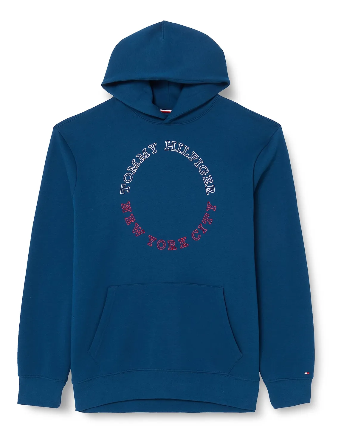 Tommy Hilfiger BT-Monotype Roundall MW0MW34136 felpa uomo cappuccio