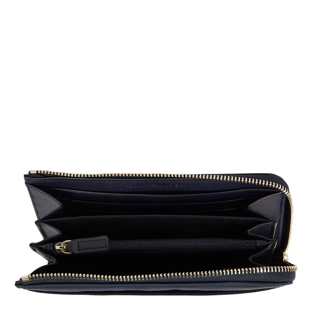 Tommy Hilfiger TH Flow Large portafoglio donna Space Blue
