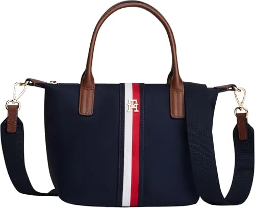 Tommy Hilfiger Popette AW0AW19025 mini tote donna nera