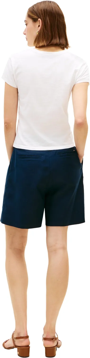 Tommy Hilfiger Co Slub Slim WW0WW48702 t-shirt donna manica corta
