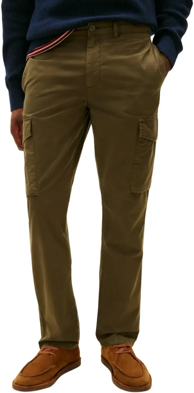 Tommy Hilfiger Denton Twill pantaloni cargo uomo verde