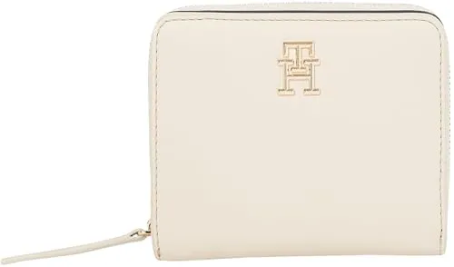 Tommy Hilfiger Logotape portafoglio piccolo beige