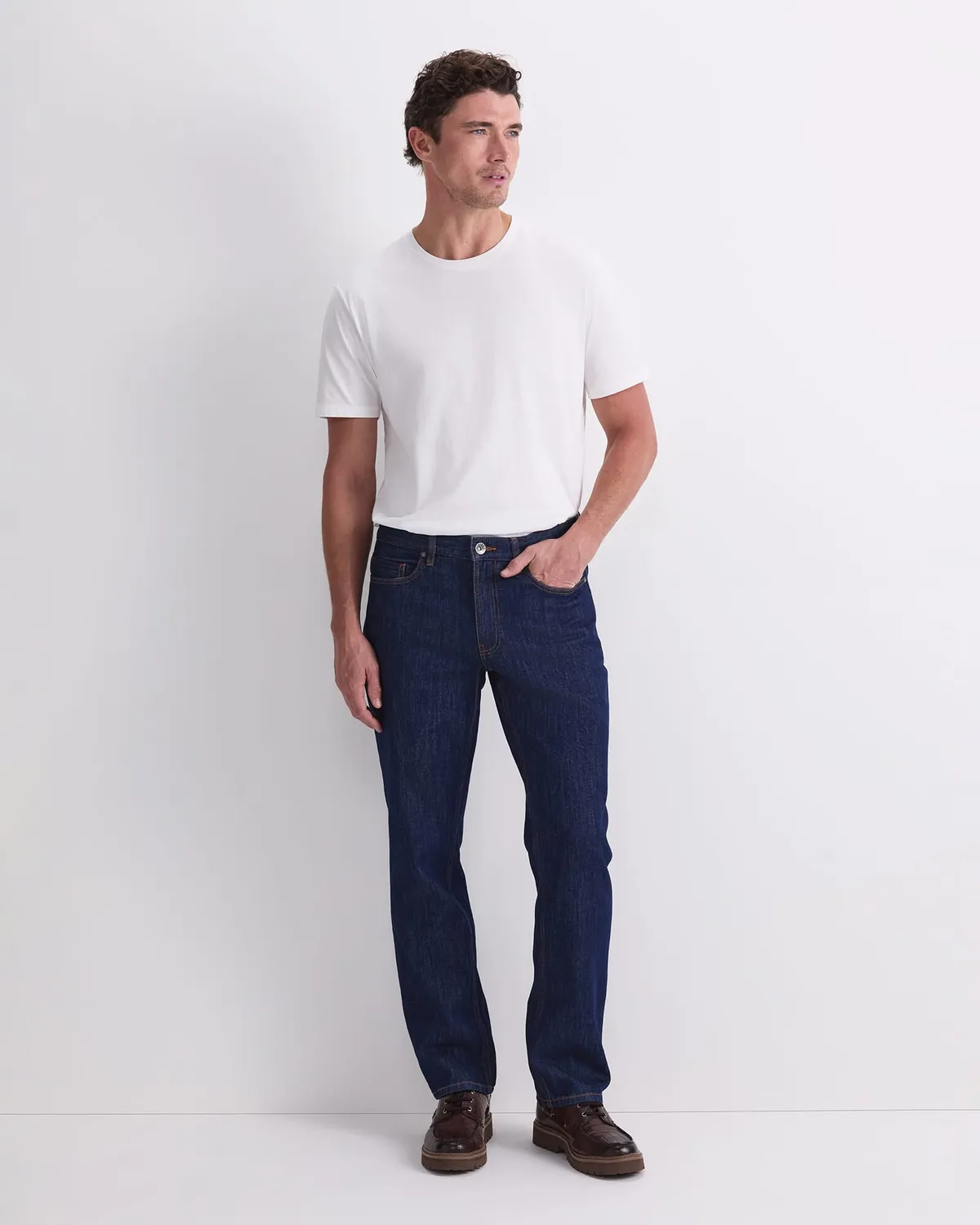 Sportscraft Anderson Straight jeans uomo indaco