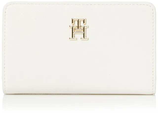 Tommy Hilfiger TH Timeless Med Bi Fold portafoglio beige