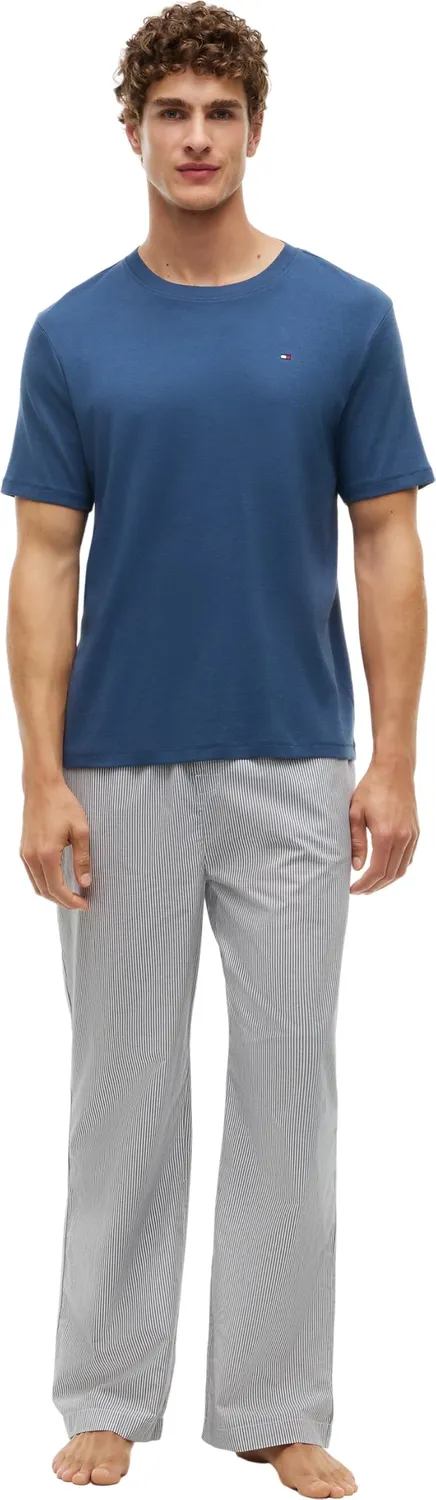 Tommy Hilfiger SS Tee Um0um03995 t-shirt uomo L azzurra
