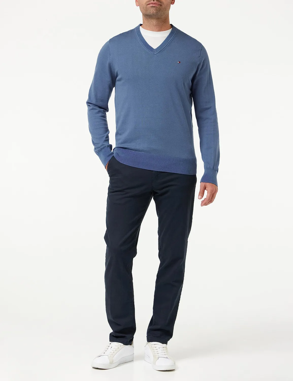 Tommy Hilfiger 1985 V Neck maglione scollo a V uomo