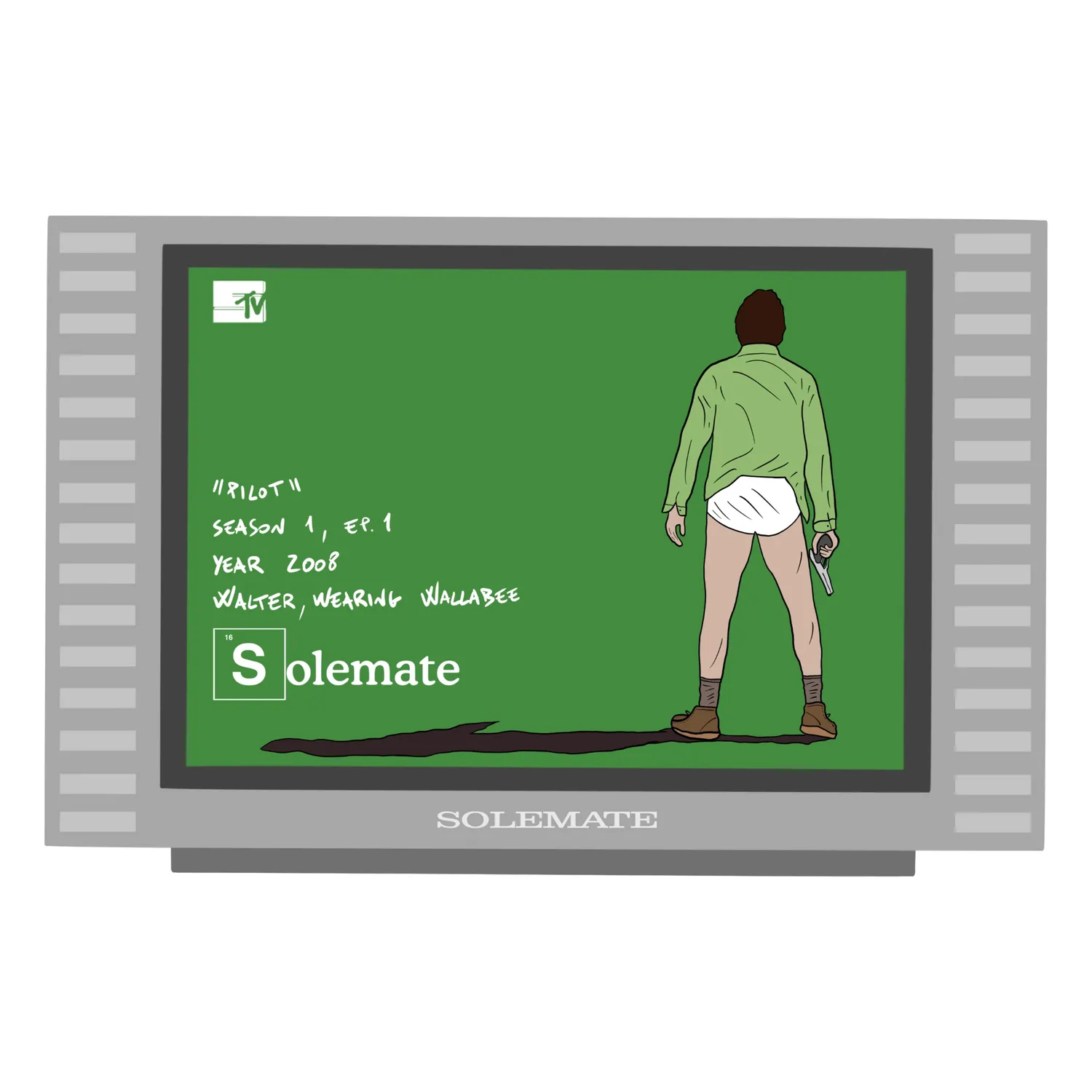 Solemate Walter STV t-shirt nera cotone bio