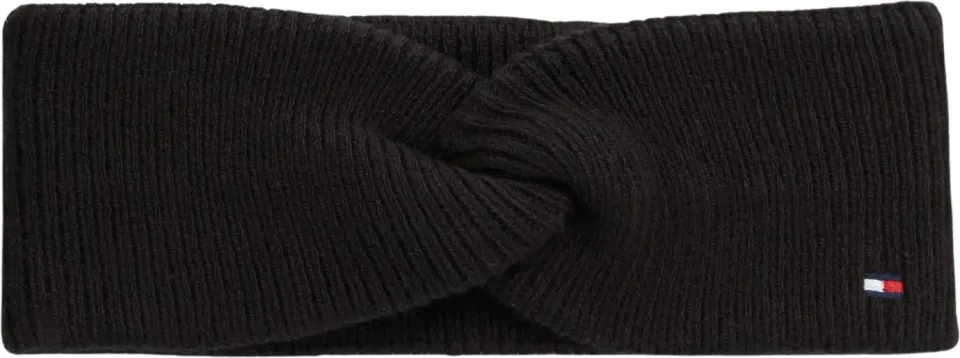 Tommy Hilfiger TH Flag Knit AW0AW19103 fascia nera