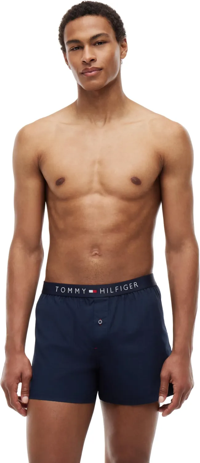 Tommy Hilfiger Boxer Uomo Cotone XL Navy Blazer Elastico Logo