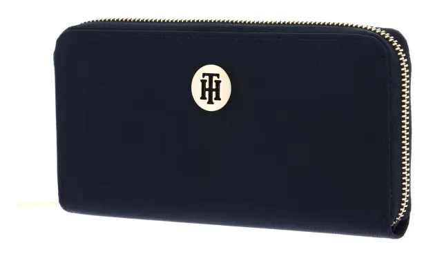 Tommy Hilfiger Poppy portafoglio donna blu cerniera