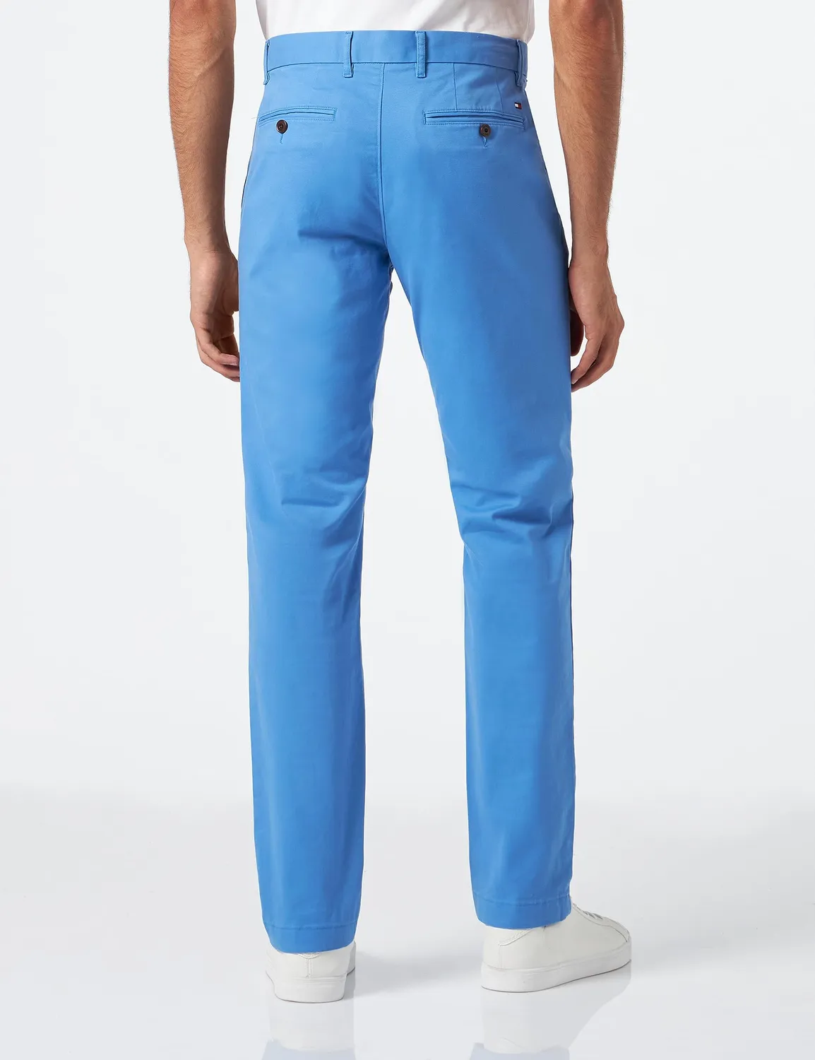 Tommy Hilfiger Cotton Chinos pantaloni Iconic Blue 33W/28L cotone