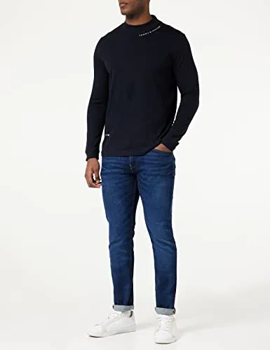 Tommy Hilfiger Multi Placement Mock maglia uomo manica lunga giroalto