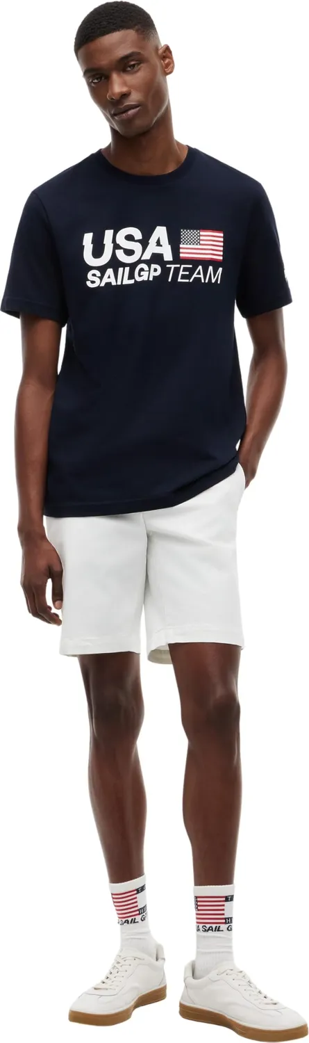 Tommy Hilfiger SailGP MW0MW45089 t-shirt uomo XXL logo