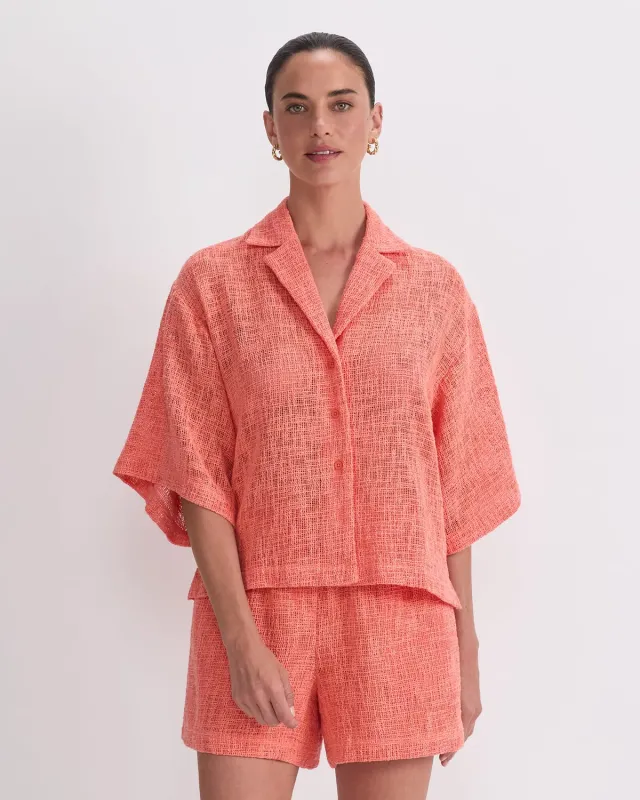 Sportscraft Holiday Shirt camicia collo camp donna