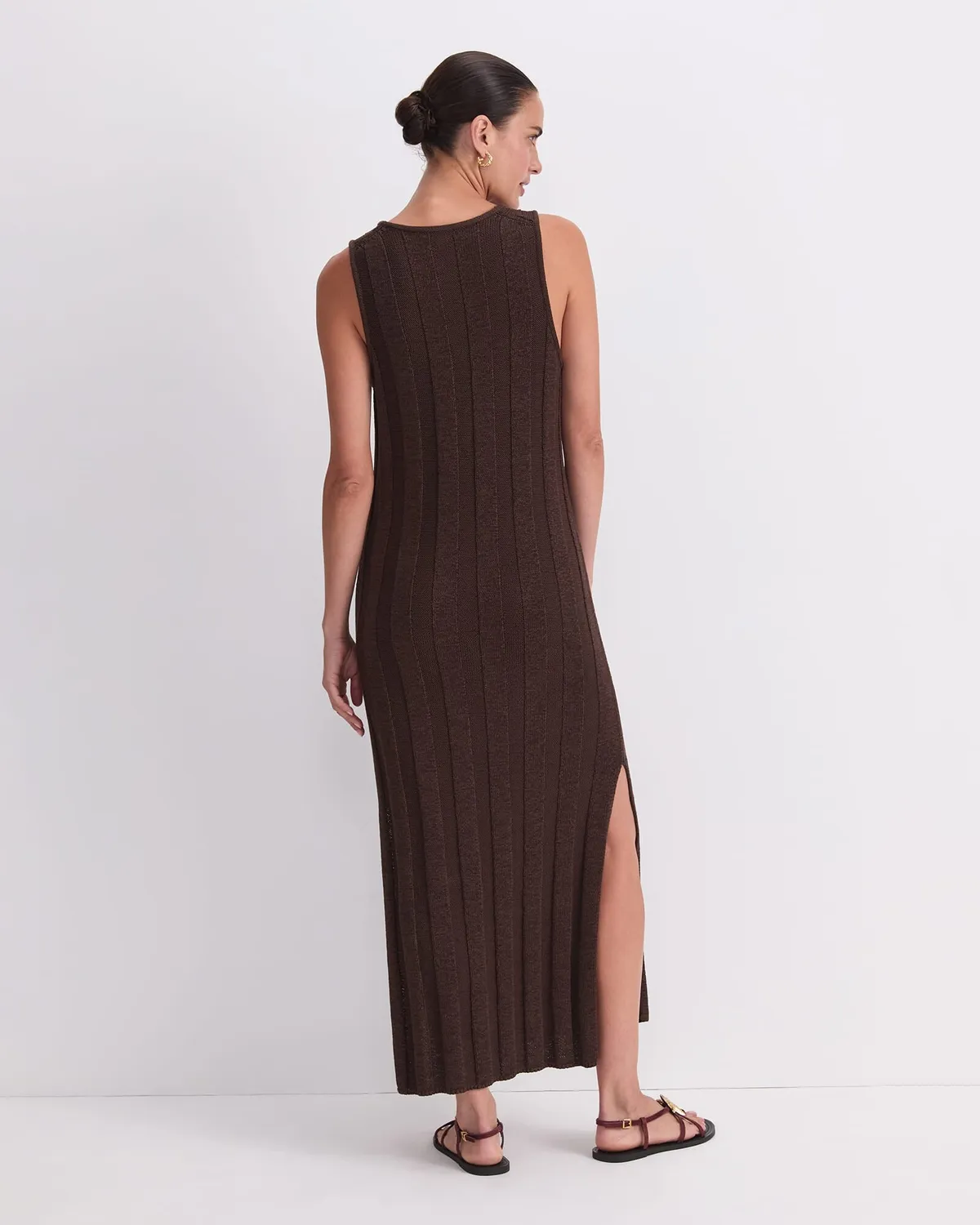 Sportscraft Josie Tape Yarn abito maxi maglia cotone
