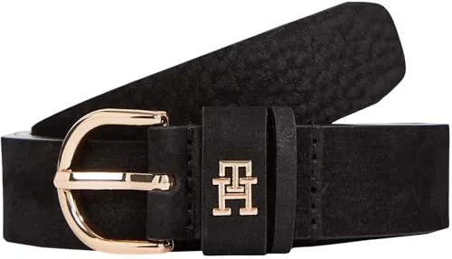 Tommy Hilfiger Essential Effortless cintura pelle nero 95 cm