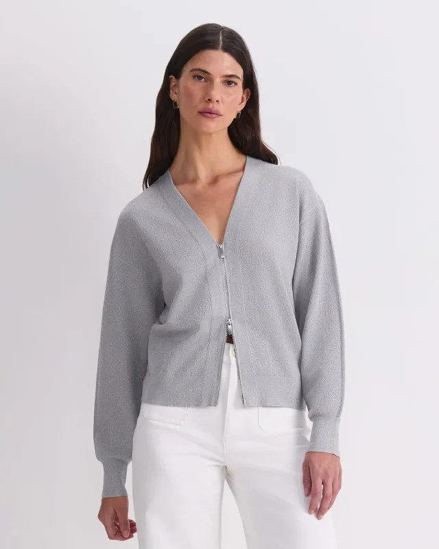 Sportscraft Sparkling Bomber maglione donna con zip