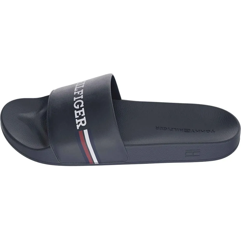 Tommy Hilfiger Corporate Flag FM0FM04613 ciabatte uomo blu slide