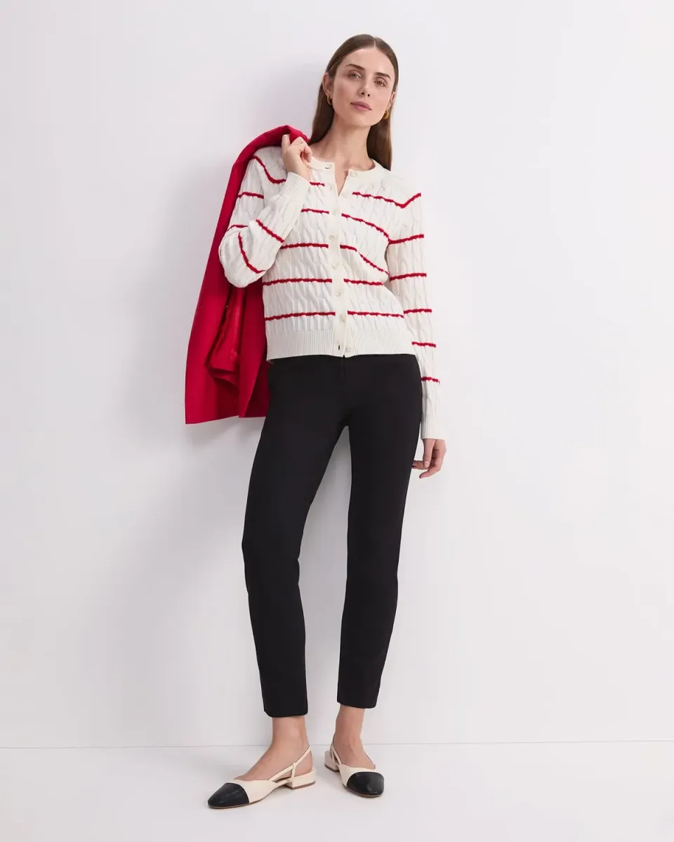 Sportscraft Merino Cable cardigan lana trecce unisex