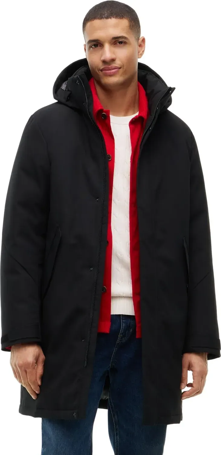 Tommy Hilfiger Tech MW0MW44989 parka uomo L imbottito nero