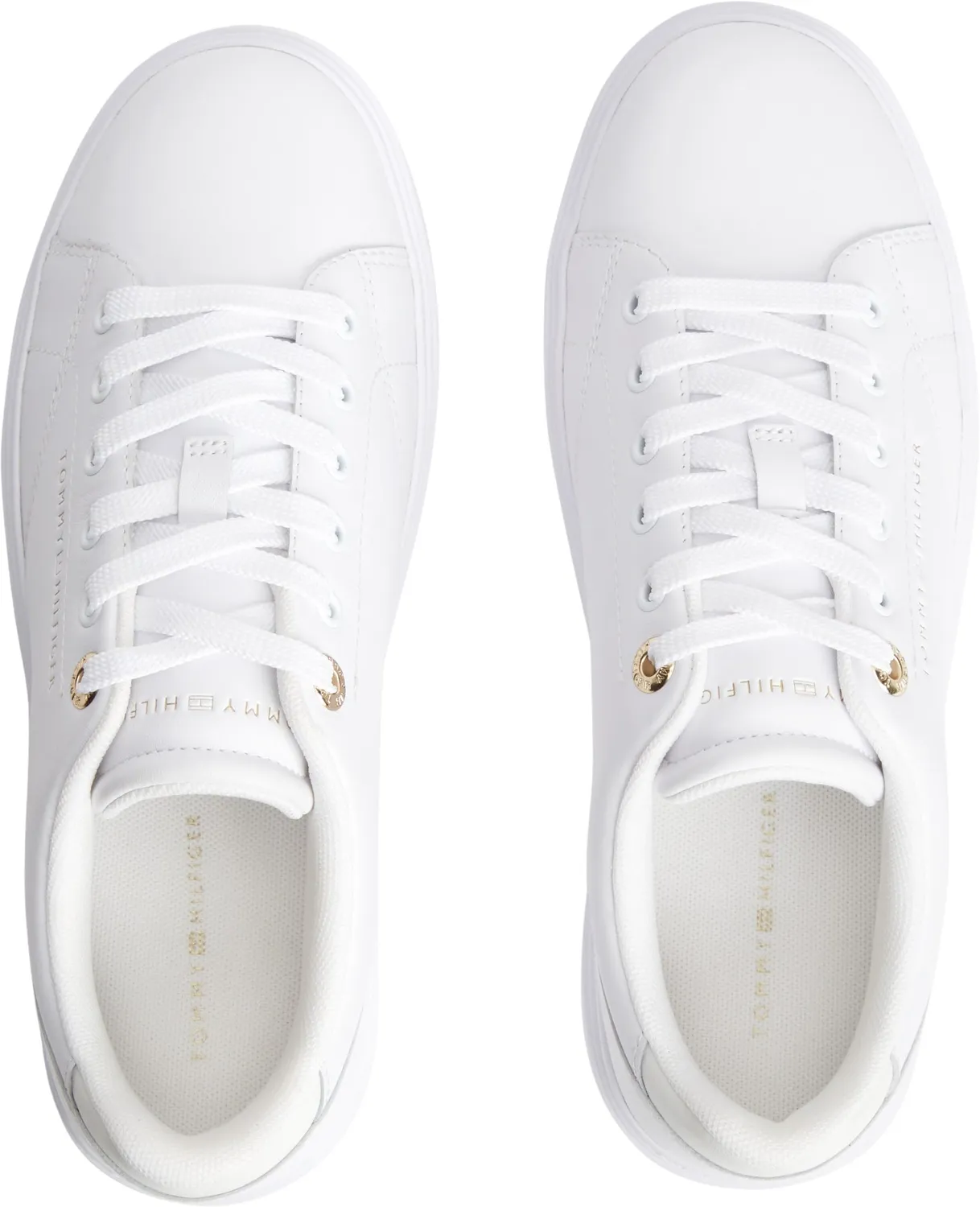 Tommy Hilfiger TH Feminine Cupsole FW0FW09105 sneakers pelle bianche