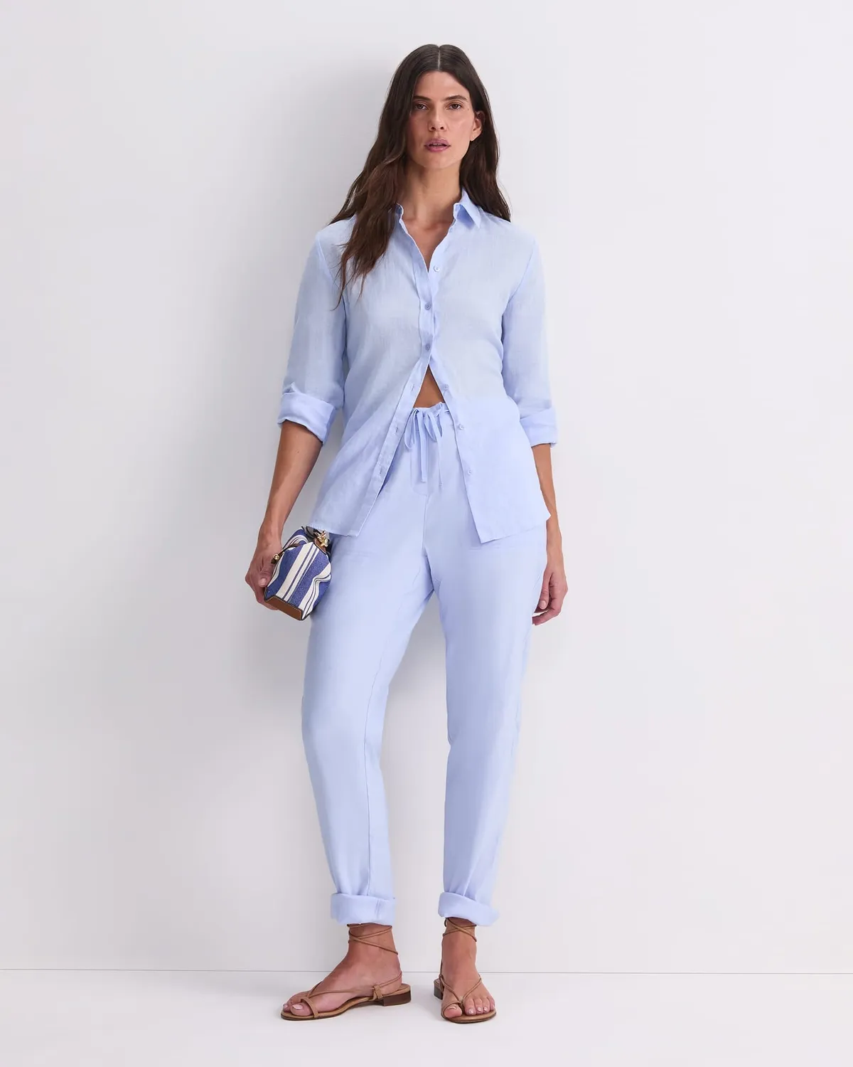 Sportscraft Dahlia camicia lino donna manica lunga