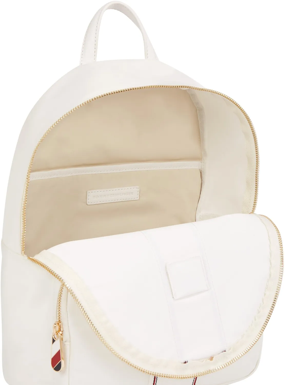 Tommy Hilfiger Poppy Medio Zaino Donna Avorio Ecru Unica