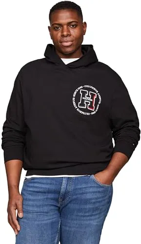 Tommy Hilfiger felpa con cappuccio nera XXL Plus