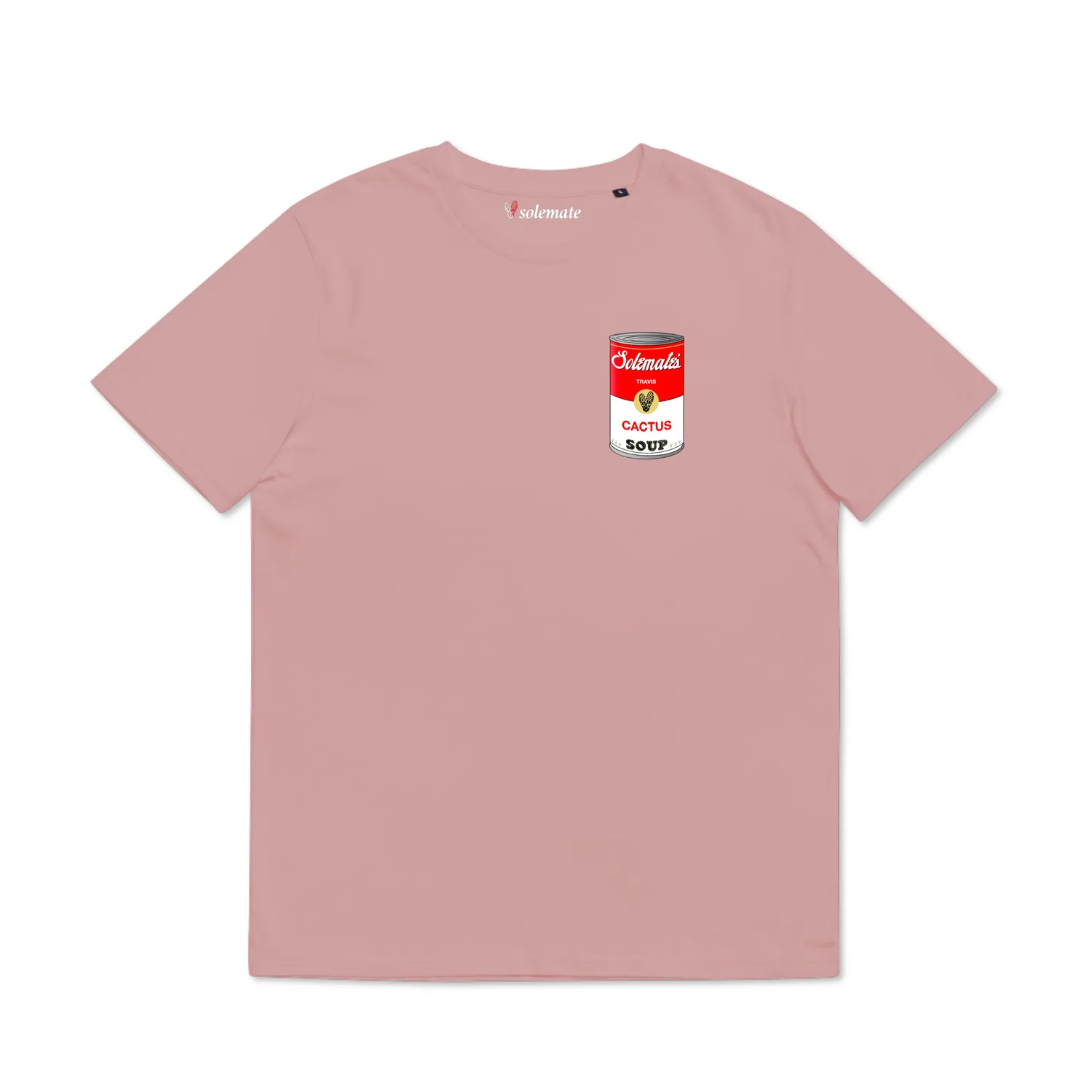 Solemate Cactus Soup t-shirt rosa polvere cotone