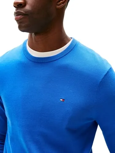 Tommy Hilfiger Essential Cotton Pullover Blu XXL