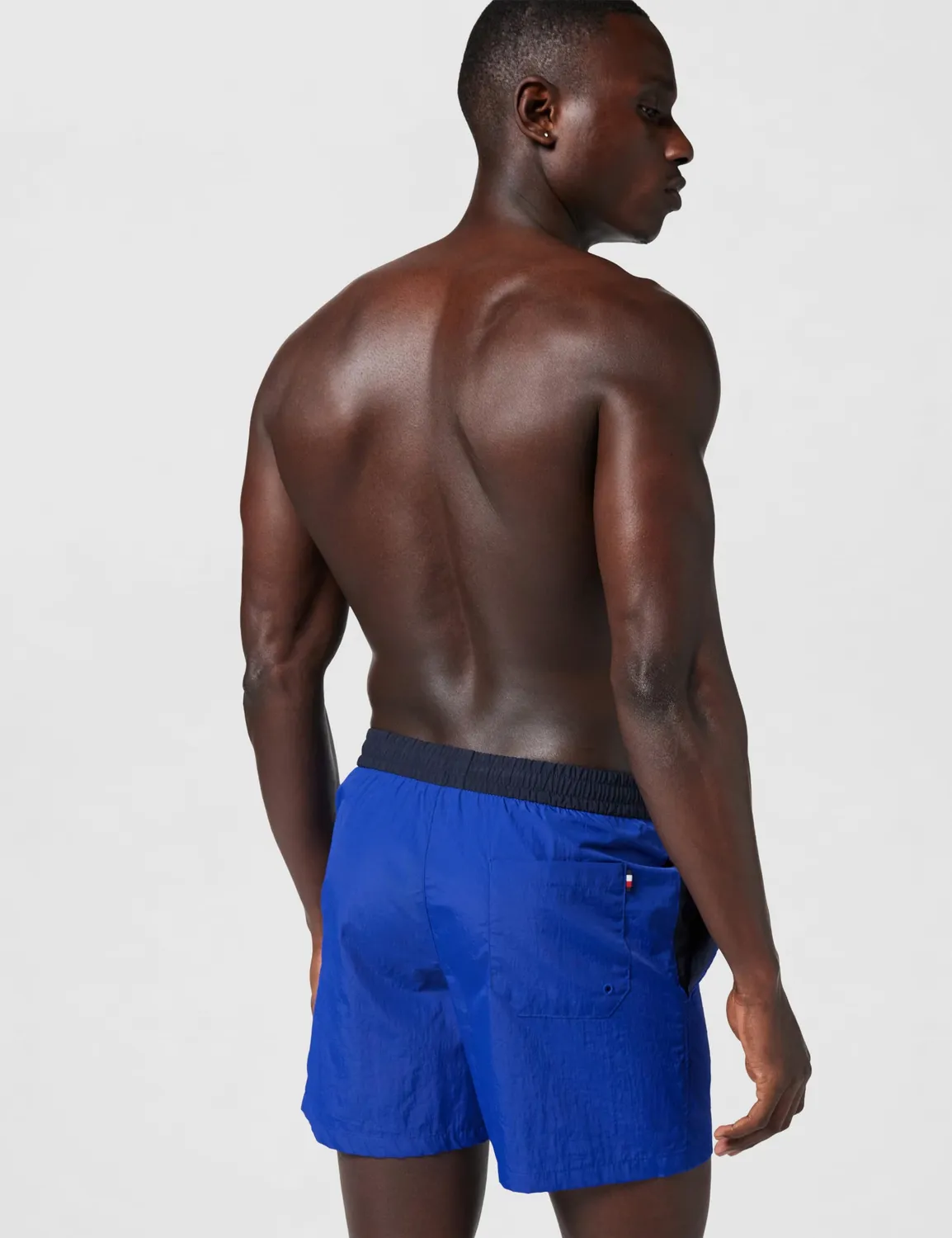Tommy Hilfiger Um0um03455 Costume Uomo Blu Asciugatura Rapida