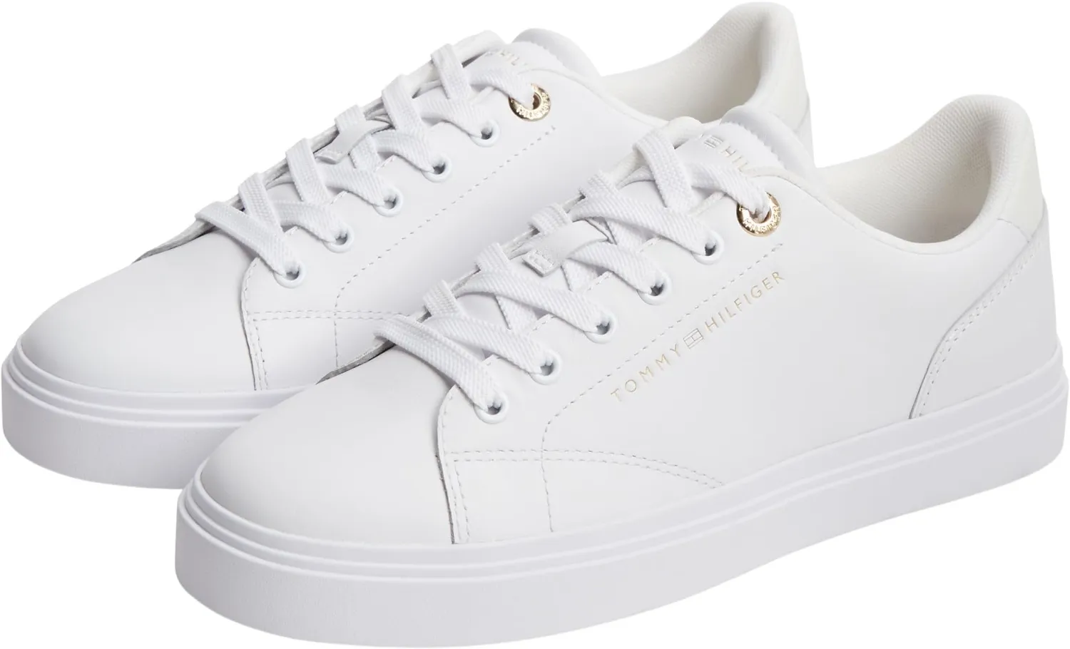 Tommy Hilfiger TH Feminine Cupsole FW0FW09105 sneakers pelle bianche