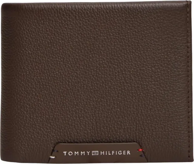 Tommy Hilfiger TH Corp AM0AM14779 portafoglio bifold marrone