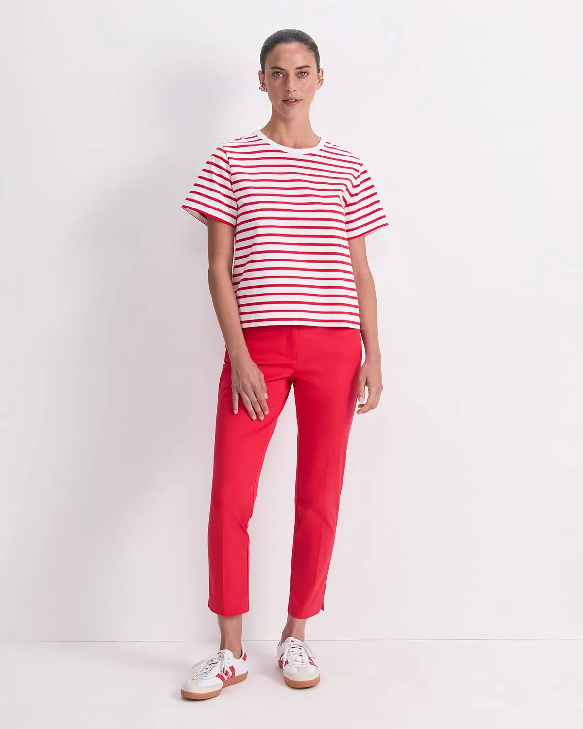 Sportscraft Karly Stripe t-shirt cotone elasticizzato