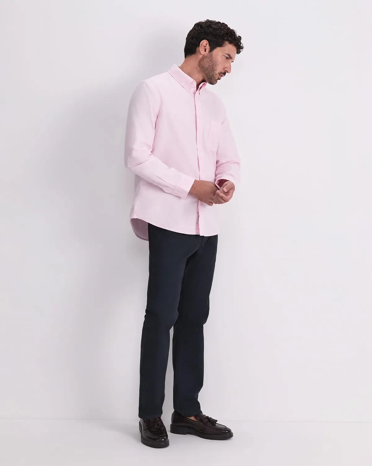 Sportscraft Oxford 207937 camicia uomo maniche lunghe cotone