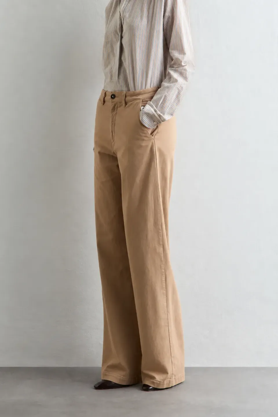 Massimo Alba Lois pantaloni donna fossil cashmere